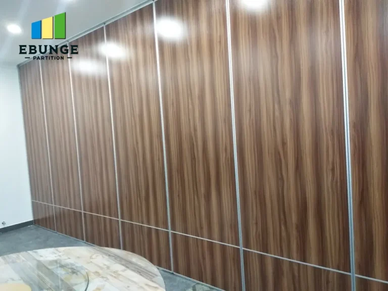 folding partitions commercial project example