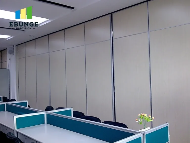 sliding partition wall finish options top hung track system