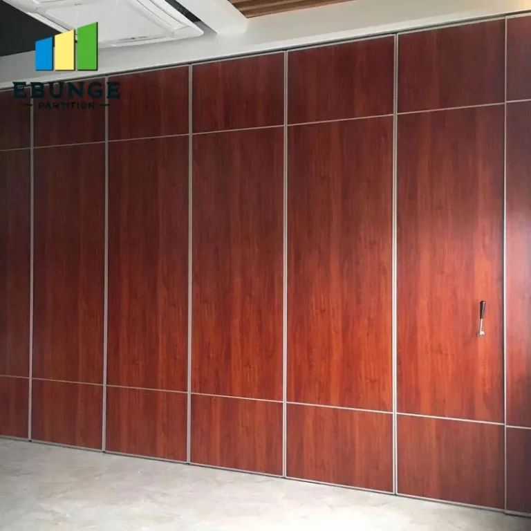 sliding partition wall maintenance planning panel stacking layout