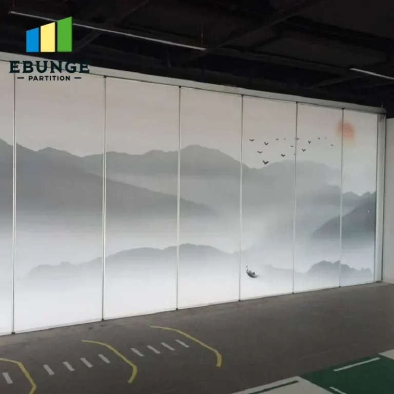 folding wall system top hung track system