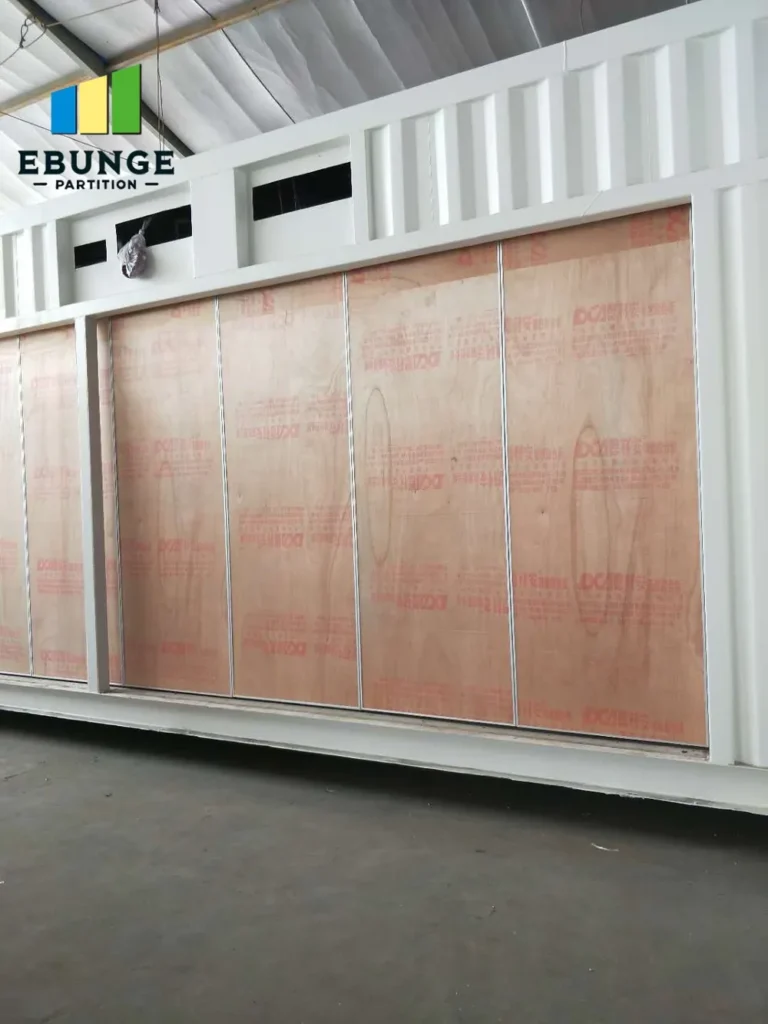 sliding partitions for office for conference room project