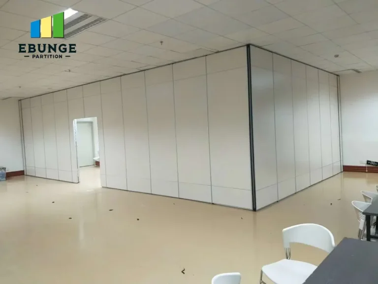 office renovation with movable partition wall