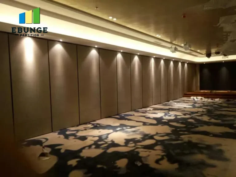 sliding partition wall cost top hung track system