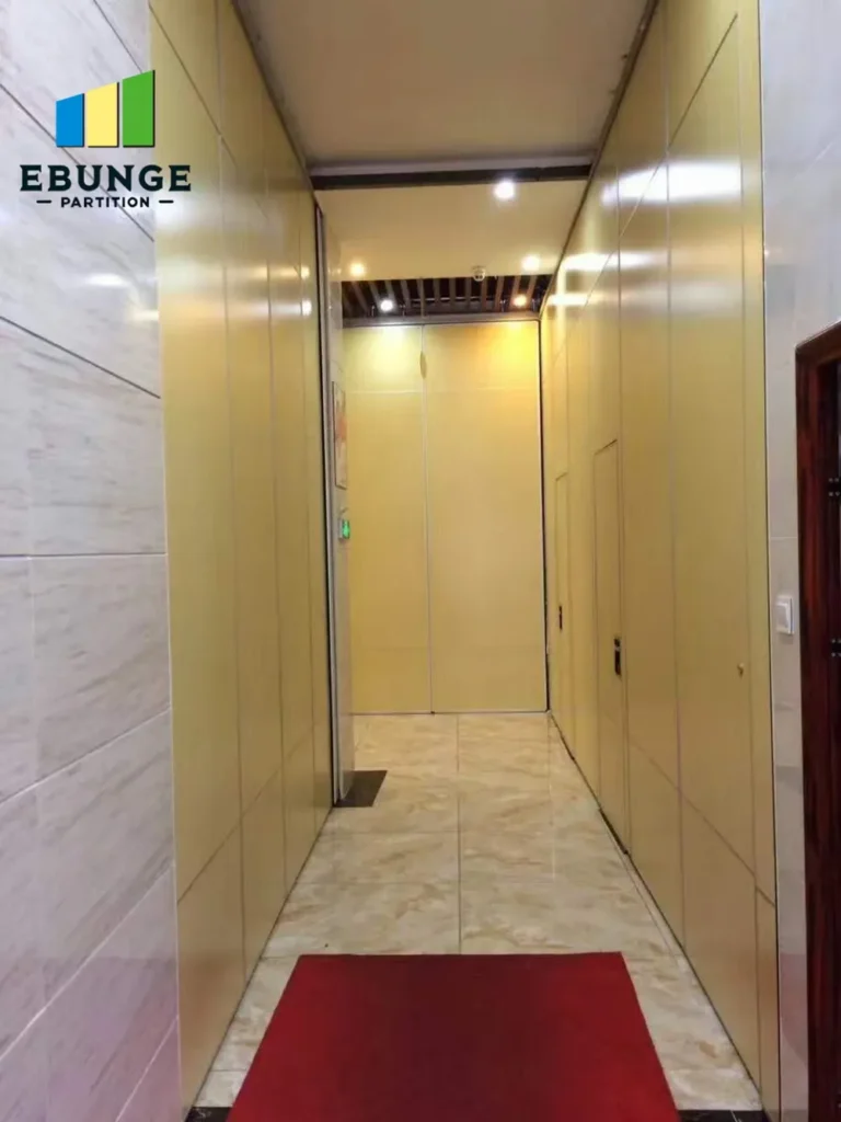 commercial movable partition wall commercial project example