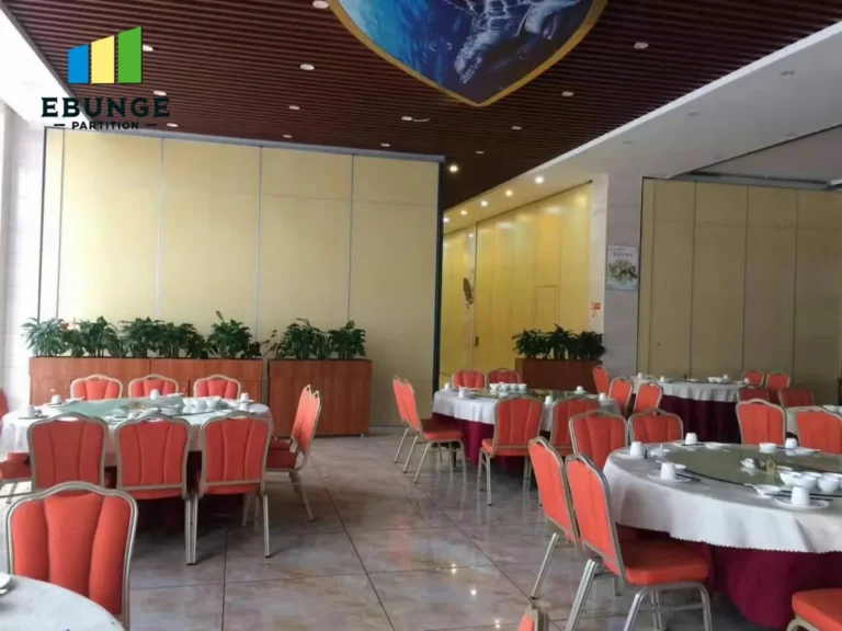 restaurant folding partition supplier for hotel ballroom