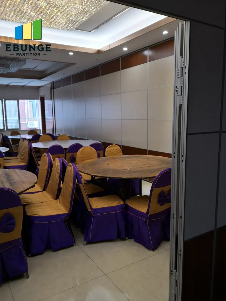 hospital folding partition design commercial project example