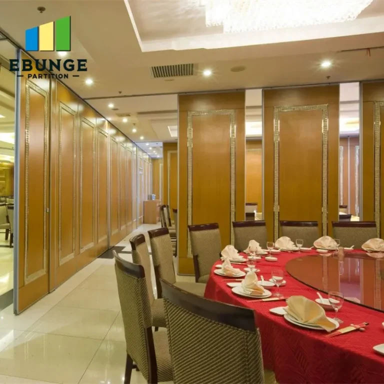 sliding wall system for conference room project