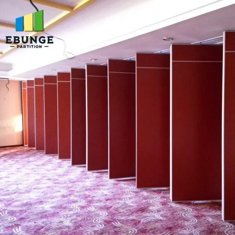 folding wall system panel stacking layout
