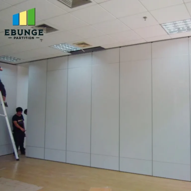 stc rating movable partition top hung track system