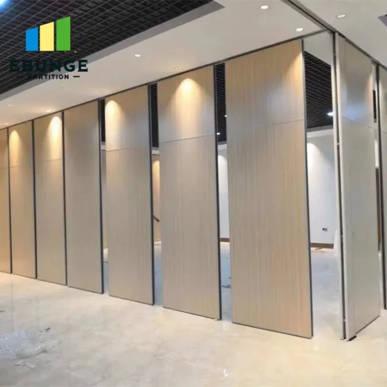 exhibition hall with movable partition walls