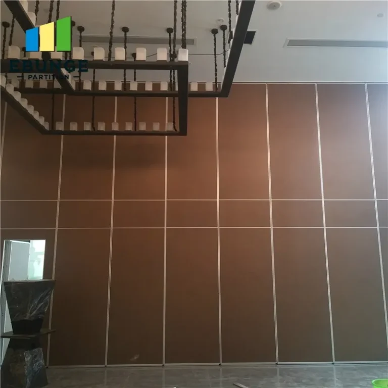 folding partition wall revit family model in office meeting room