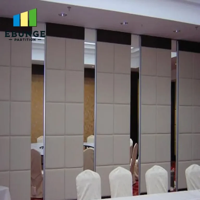 sliding folding partition price commercial project example