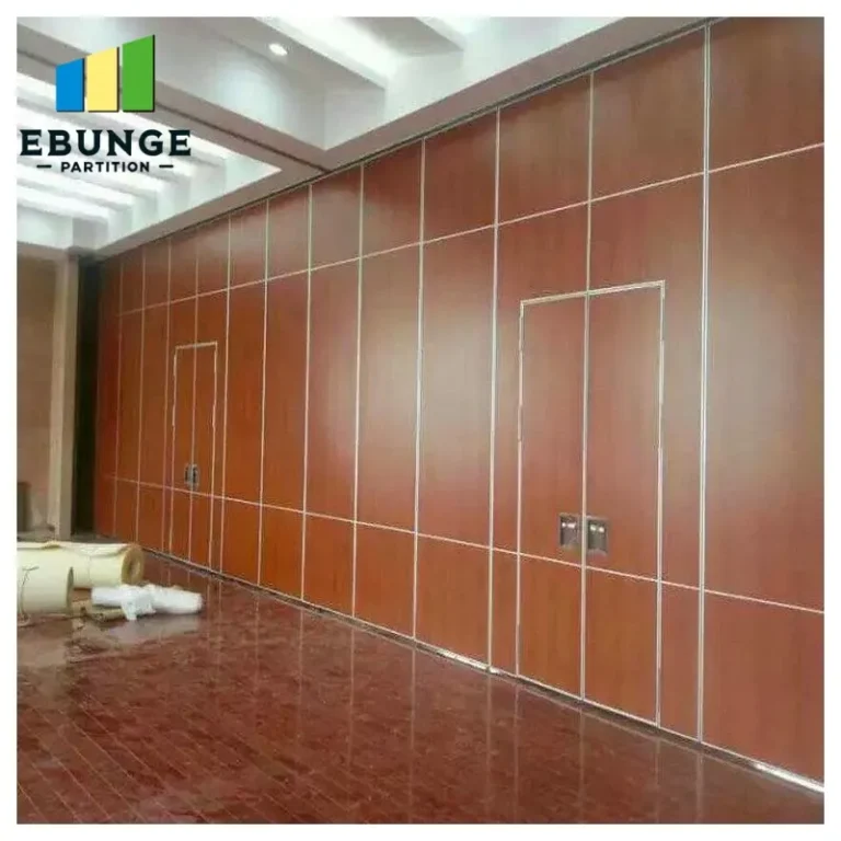movable partition wall with door for conference room project