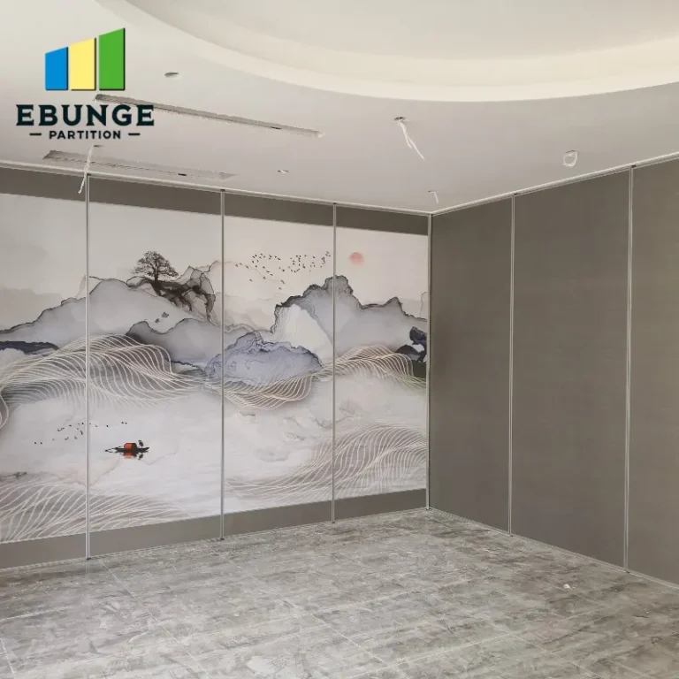 sliding wall system panel stacking layout