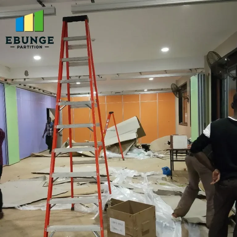 community sliding partition supplier for conference room project
