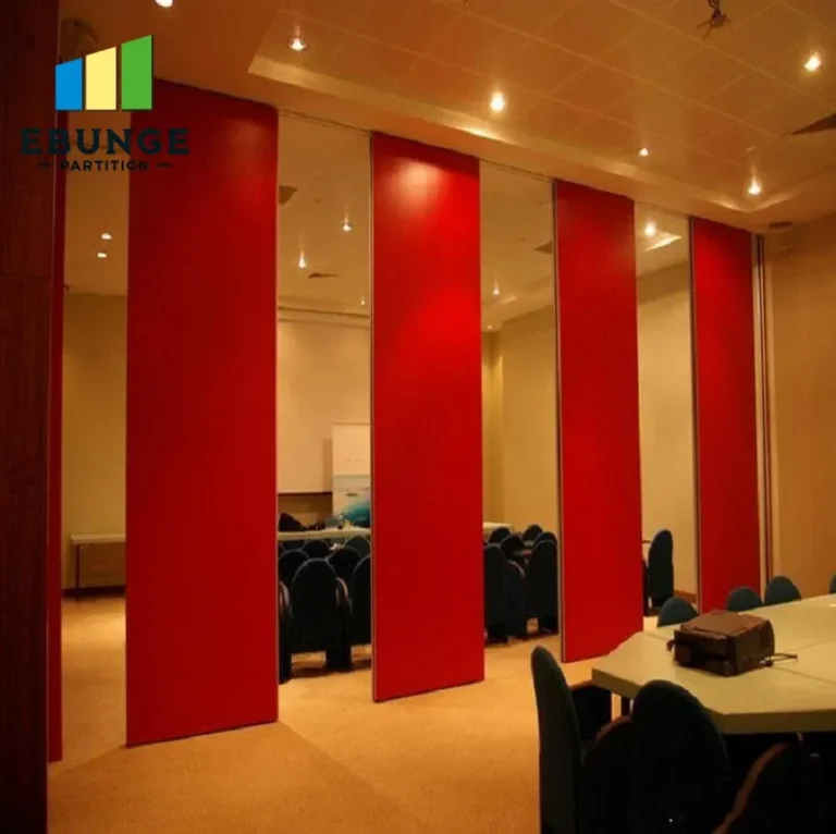 church hall movable wall in restaurant private room