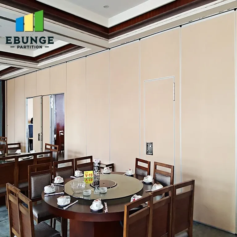 sliding partition supplier evaluation for hotel ballroom