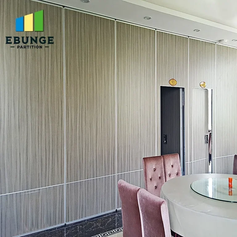 community center with movable partition walls in action