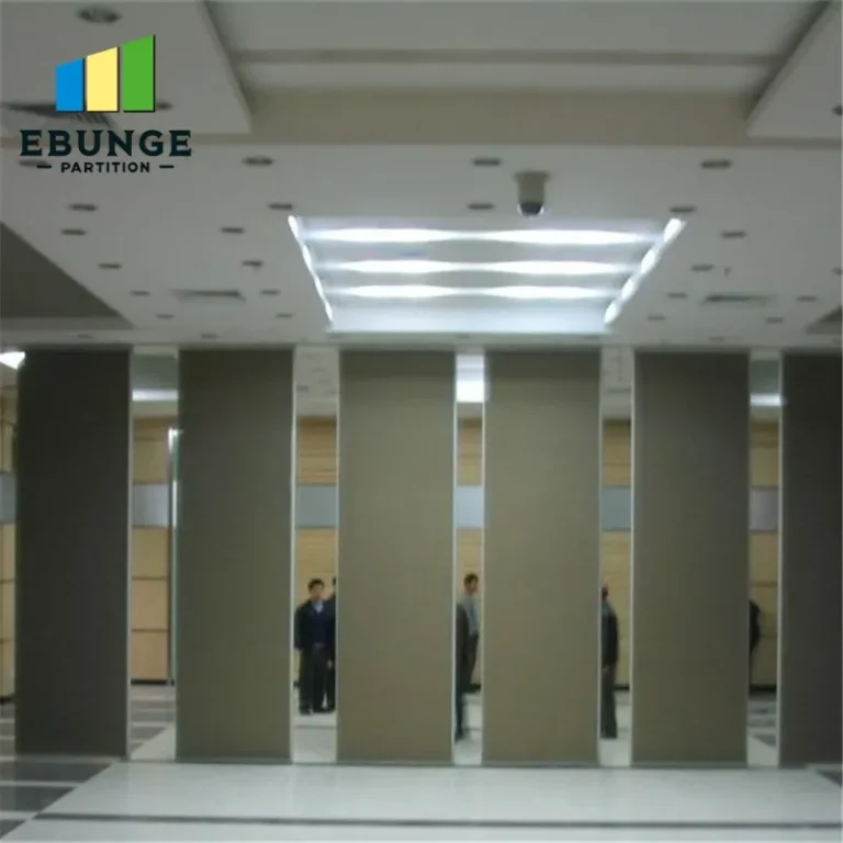 folding wall system in a hotel restaurant private room