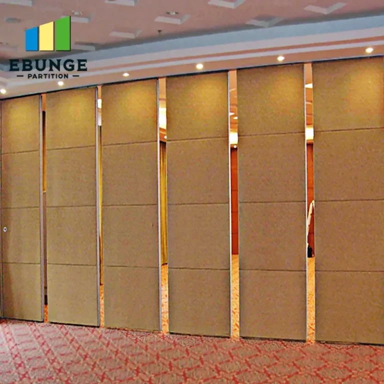 folding partition wall panel stacking top hung track system