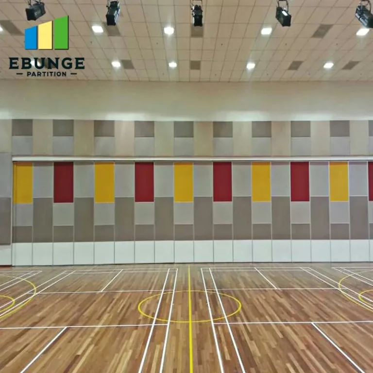 movable partition panel stacking for conference room project