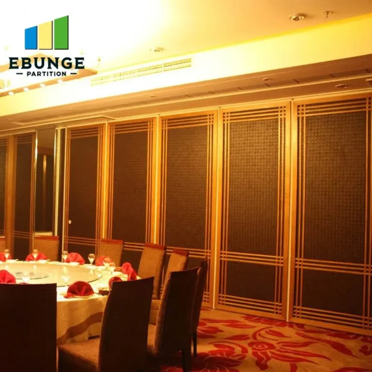 folding partition wall planning for hotel ballroom