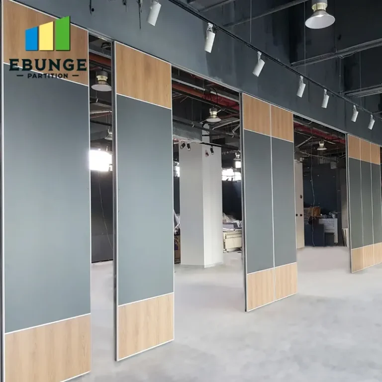 movable partition wall in a school hall with cost guide