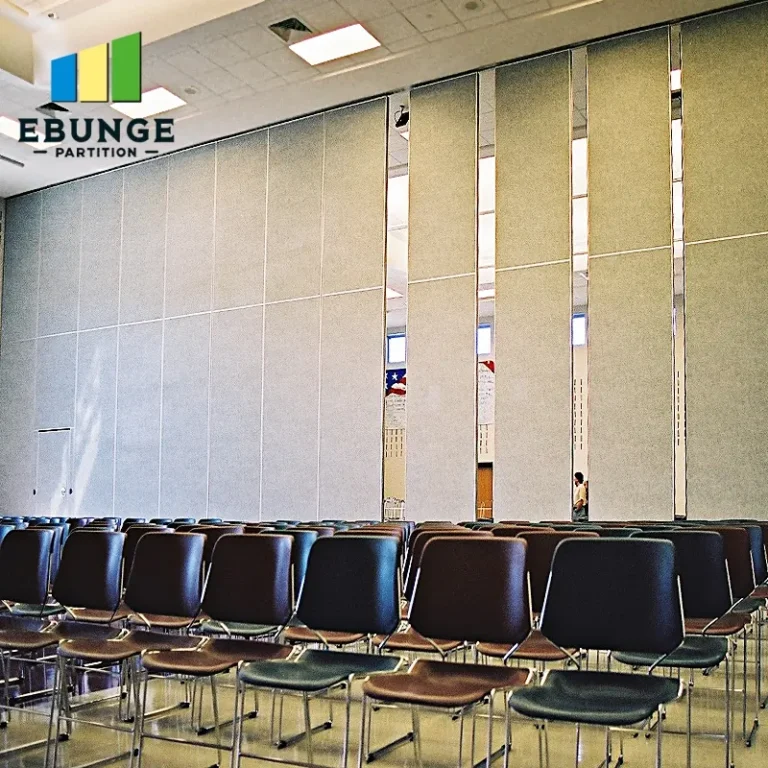 office movable partition finishes in conference room with various materials