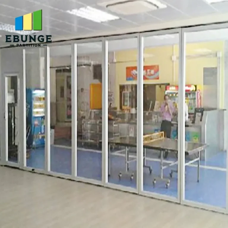 classroom movable wall top hung track system