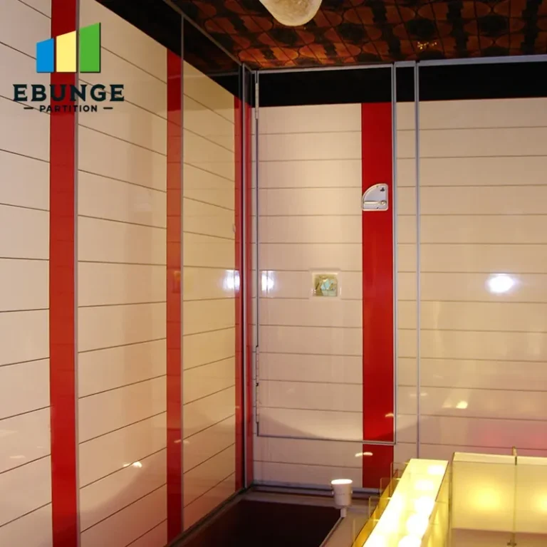 folding partition room divider top hung track system