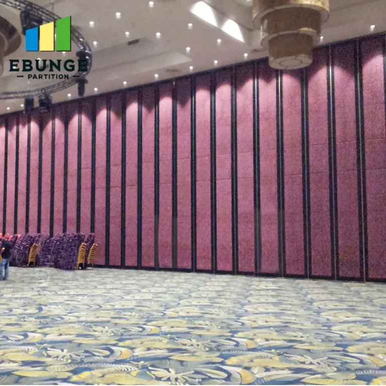 sliding folding wall panel stacking layout