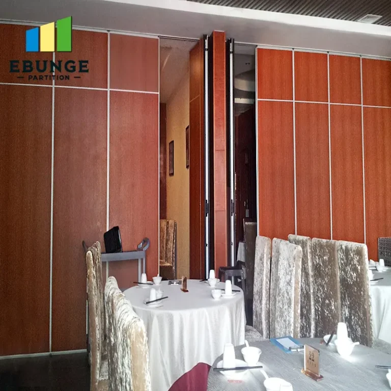 folding partitions malta restaurant private room acoustic wall