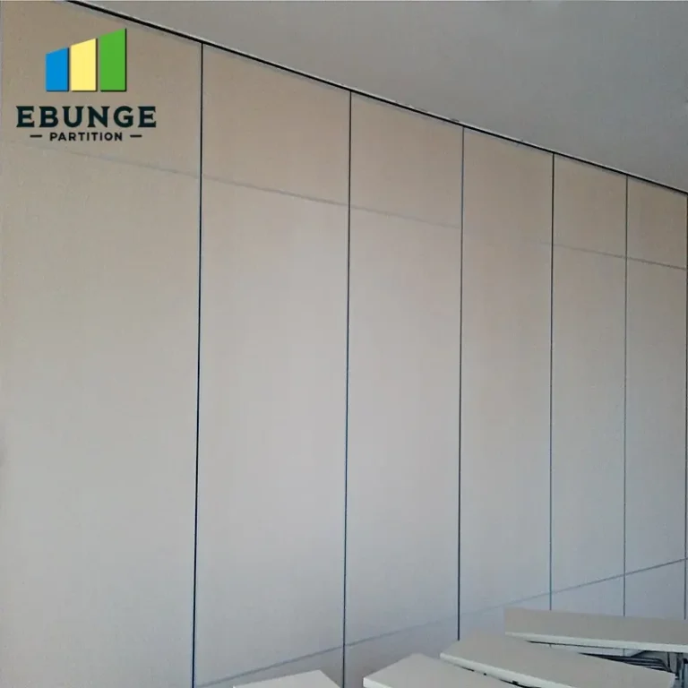 restaurant movable partition planning with acoustic operable wall creating private dining space