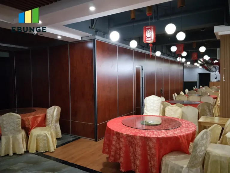 folding partition walls commercial panel stacking layout