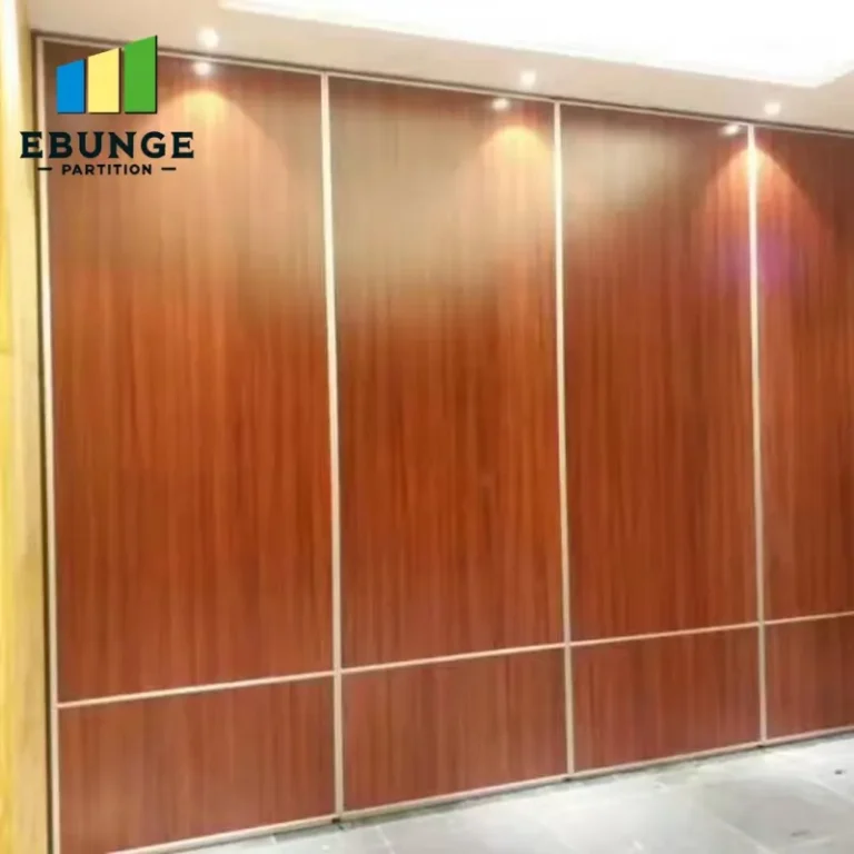 different finish options for folding movable walls