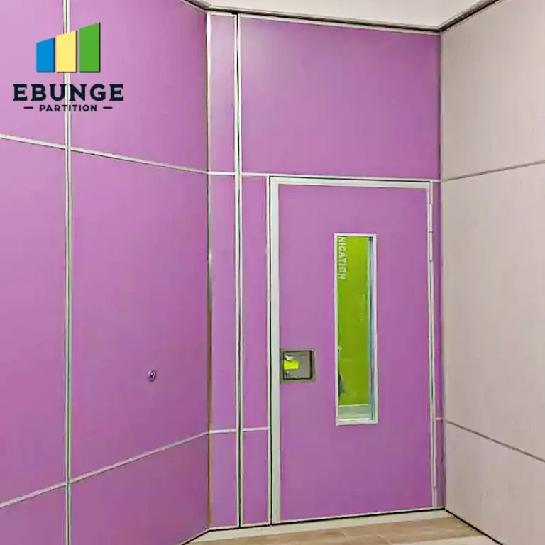 sliding partition wall for balcony in office meeting room