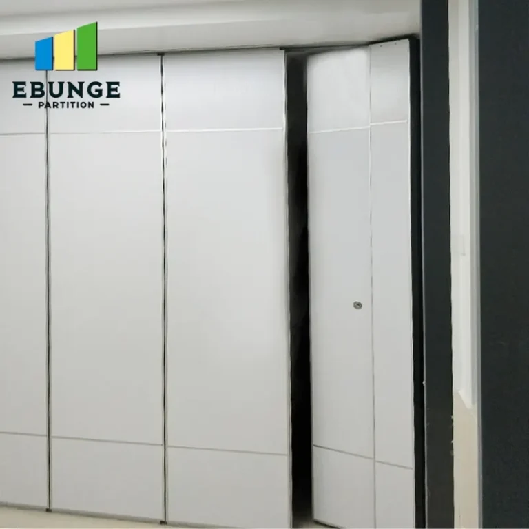 of a school hall with movable partition walls in uae