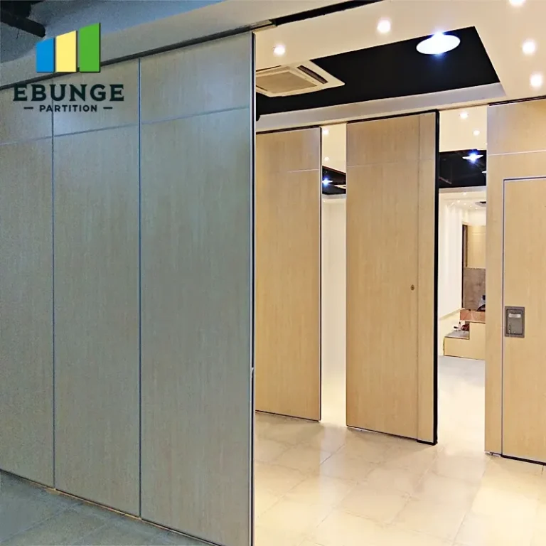 hospital folding partition supplier top hung track system