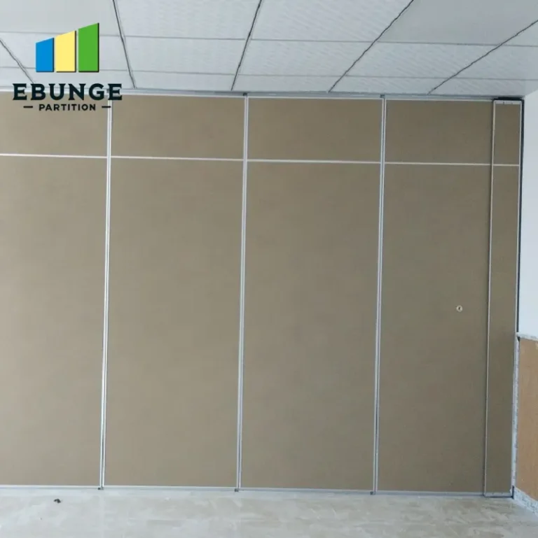 hotel banquet hall with movable partition wall