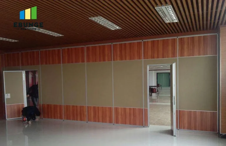 restaurant folding partition supplier panel stacking layout