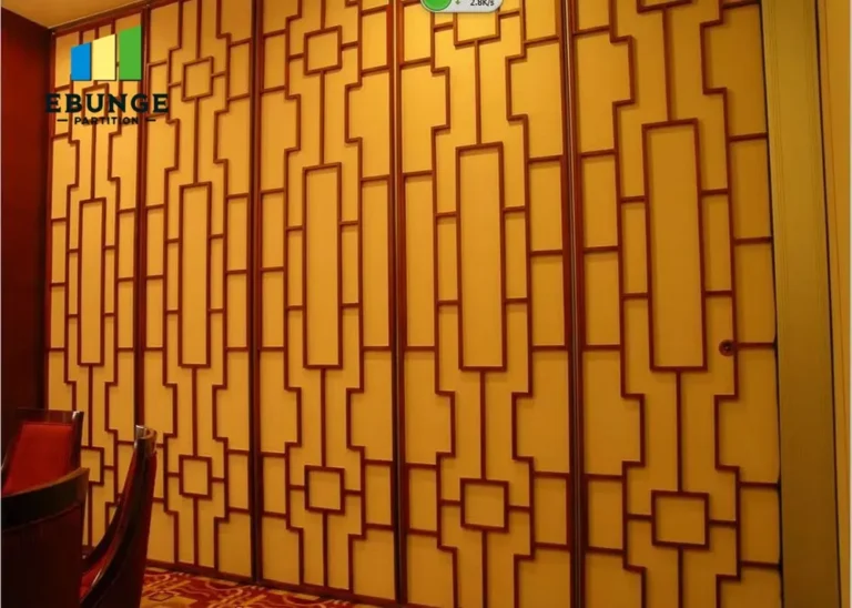 hospital consultation room with operable wall in use