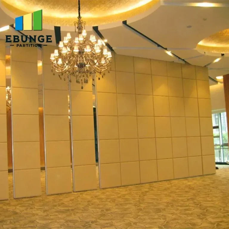 soundproof partition wall panels top hung track system