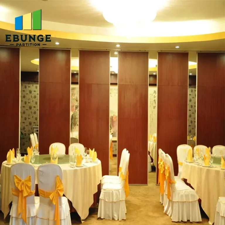 training center with acoustic partition walls