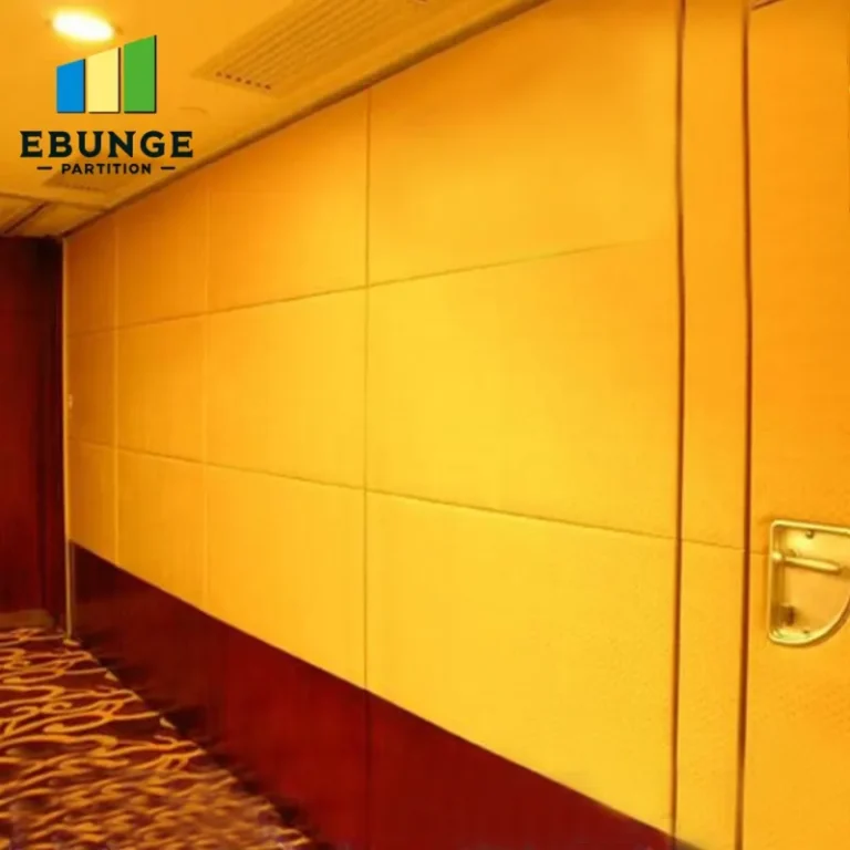 movable acoustic wall partition system panel stacking layout